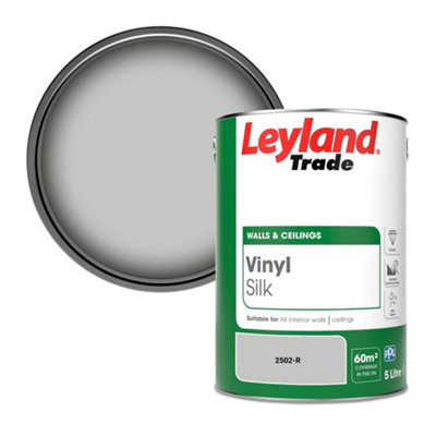Leyland Trade Vinyl Silk Walls & Ceilings Emulsion Paint (2502-R) - 5L