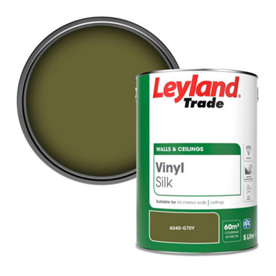 Leyland Trade Vinyl Silk Walls & Ceilings Emulsion Paint (6040-G70Y) - 5L