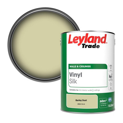 Leyland Trade Vinyl Silk Walls & Ceilings Emulsion Paint Barley Dust (PPG1116-4) - 5L