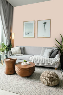 Leyland Trade Vinyl Silk Walls & Ceilings Emulsion Paint Blush Beige (PPG1070-2) - 5L