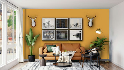 Leyland Trade Vinyl Silk Walls & Ceilings Emulsion Paint Brass Mesh (PPG1209-6) - 5L