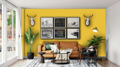 Leyland Trade Vinyl Silk Walls & Ceilings Emulsion Paint Burning Gold (PPG1213-7) - 5L