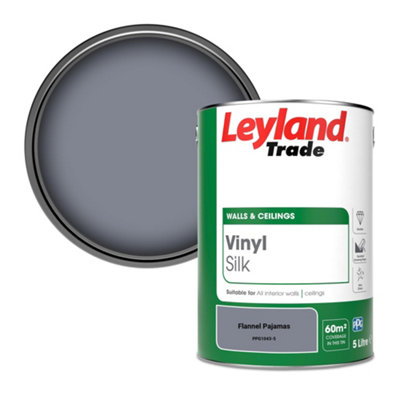 Leyland Trade Vinyl Silk Walls & Ceilings Emulsion Paint Flannel Pajamas (PPG1043-5) - 5L