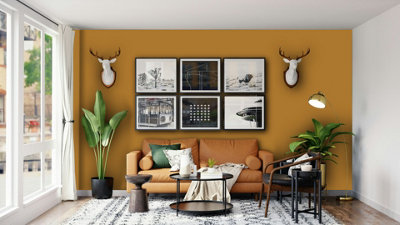 Leyland Trade Vinyl Silk Walls & Ceilings Emulsion Paint Gothic Gold (PPG1208-7) - 5L