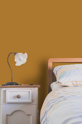 Leyland Trade Vinyl Silk Walls & Ceilings Emulsion Paint Gothic Gold (PPG1208-7) - 5L
