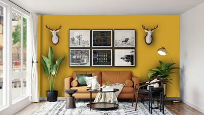 Leyland Trade Vinyl Silk Walls & Ceilings Emulsion Paint Molten Gold (PPG1214-7) - 5L