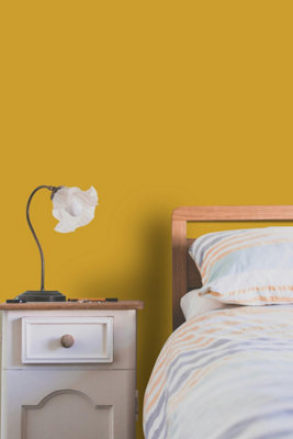 Leyland Trade Vinyl Silk Walls & Ceilings Emulsion Paint Molten Gold (PPG1214-7) - 5L