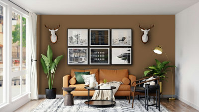 Leyland Trade Vinyl Silk Walls & Ceilings Emulsion Paint Olive Brown (RAL 8008) - 5L