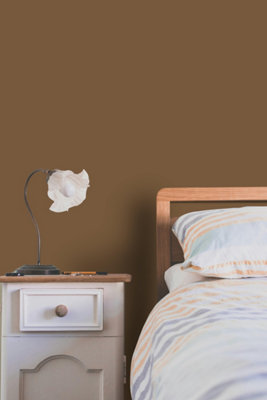 Leyland Trade Vinyl Silk Walls & Ceilings Emulsion Paint Olive Brown (RAL 8008) - 5L
