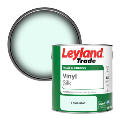 Leyland Trade Vinyl Silk Walls & Ceilings Emulsion Paint (S 0510-B70G) - 2.5L