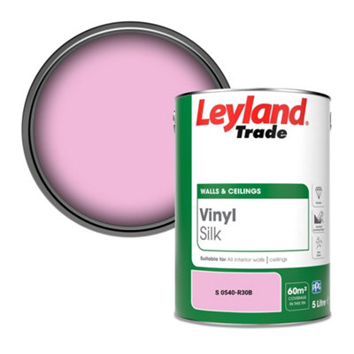 Leyland Trade Vinyl Silk Walls & Ceilings Emulsion Paint (S 0540-R30B) - 5L