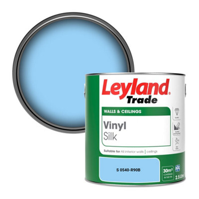 Leyland Trade Vinyl Silk Walls & Ceilings Emulsion Paint (S 0540-R90B ...