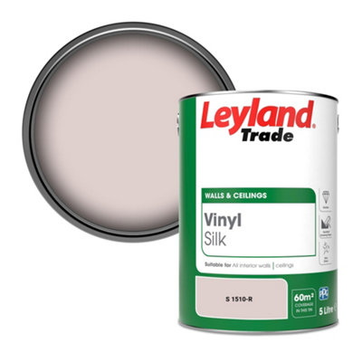 Leyland Trade Vinyl Silk Walls & Ceilings Emulsion Paint (S 1510-R) - 5L