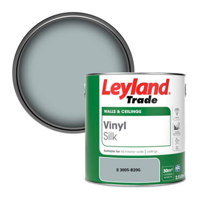 Leyland Trade Vinyl Silk Walls & Ceilings Emulsion Paint (S 3005-B20G ...