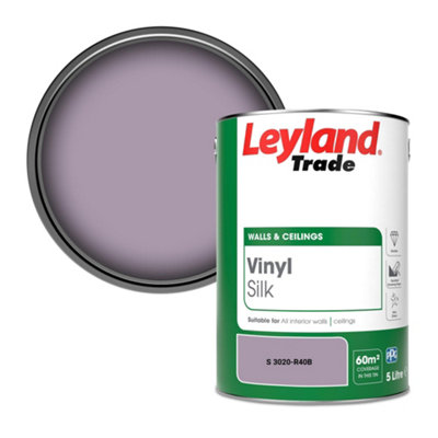 Leyland Trade Vinyl Silk Walls & Ceilings Emulsion Paint (S 3020-R40B) - 5L