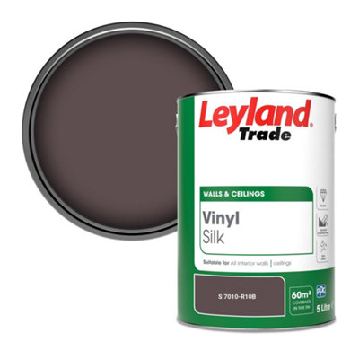 Leyland Trade Vinyl Silk Walls & Ceilings Emulsion Paint (S 7010-R10B) - 5L