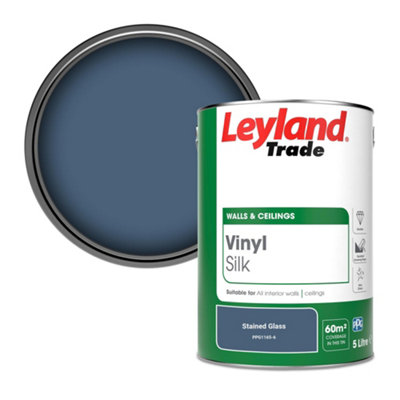 Leyland Trade Vinyl Silk Walls & Ceilings Emulsion Paint Stained Glass (PPG1165-6) - 5L