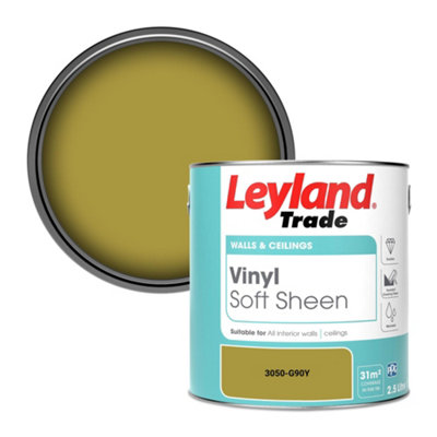 Leyland Trade Vinyl Soft Sheen Walls & Ceilings Emulsion Paint (3050-G90Y) - 2.5L