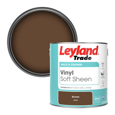 Leyland Trade Vinyl Soft Sheen Walls & Ceilings Emulsion Paint Bronze (06C39) - 2.5L