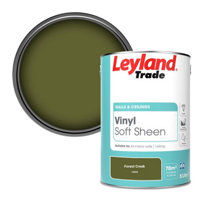Leyland Trade Vinyl Soft Sheen Walls & Ceilings Emulsion Paint Forest ...