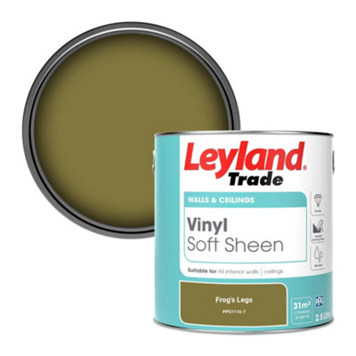 Leyland Trade Vinyl Soft Sheen Walls & Ceilings Emulsion Paint Frog's Legs (PPG1116-7) - 2.5L