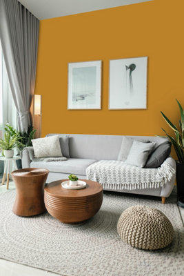 Leyland Trade Vinyl Soft Sheen Walls & Ceilings Emulsion Paint Mecca Gold (PPG1209-7) - 5L