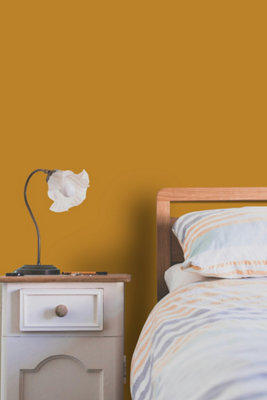 Leyland Trade Vinyl Soft Sheen Walls & Ceilings Emulsion Paint Mecca Gold (PPG1209-7) - 5L
