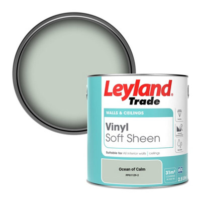 Leyland Trade Vinyl Soft Sheen Walls & Ceilings Emulsion Paint Ocean of Calm (PPG1129-2) - 2.5L