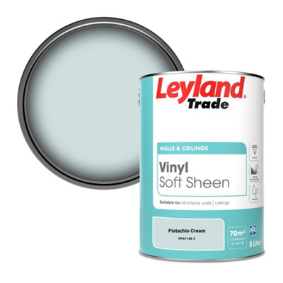 Leyland Trade Vinyl Soft Sheen Walls & Ceilings Emulsion Paint Pistachio Cream (PPG1148-2) - 5L