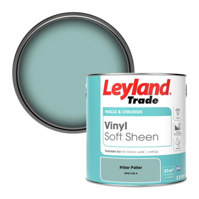 Leyland Trade Vinyl Soft Sheen Walls & Ceilings Emulsion Paint Pitter Patter (PPG1142-4) - 2.5L