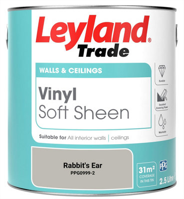 Leyland Trade Vinyl Soft Sheen Walls & Ceilings Emulsion Paint Rabbit's ...