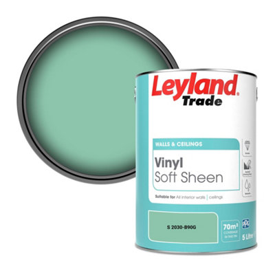 Leyland Trade Vinyl Soft Sheen Walls & Ceilings Emulsion Paint (S 2030-B90G) - 5L