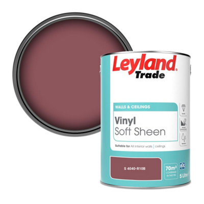 Leyland Trade Vinyl Soft Sheen Walls & Ceilings Emulsion Paint (S 4040-R10B) - 5L