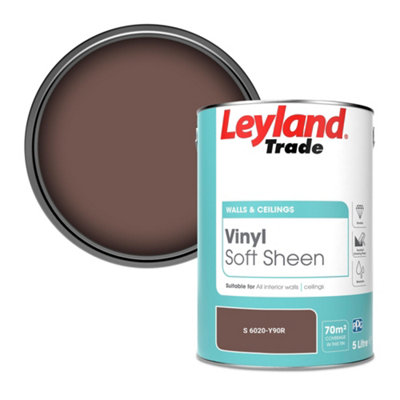 Leyland Trade Vinyl Soft Sheen Walls & Ceilings Emulsion Paint (S 6020-Y90R) - 5L