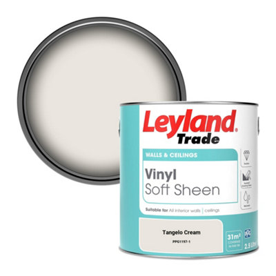 Leyland Trade Vinyl Soft Sheen Walls & Ceilings Emulsion Paint Tangelo Cream (PPG1197-1) - 2.5L