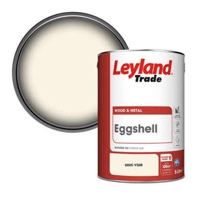 Leyland Trade Wood & Metal Eggshell Paint (0005-Y50R) 5L