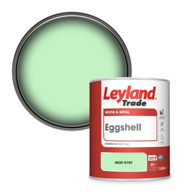 Leyland Trade Wood & Metal Eggshell Paint (0030-G10Y) 1L