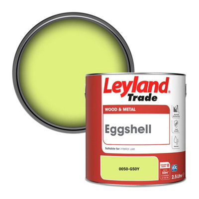Leyland Trade Wood & Metal Eggshell Paint (0050-G50Y) 2.5L