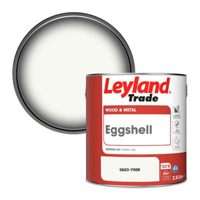 Leyland Trade Wood & Metal Eggshell Paint (0603-Y90R) 2.5L