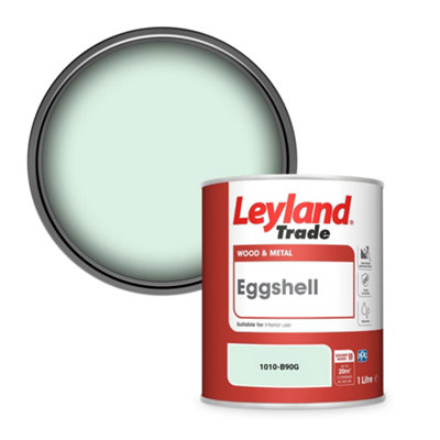 Leyland Trade Wood & Metal Eggshell Paint (1010-B90G) 1L