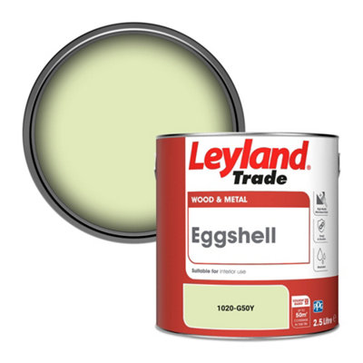Leyland Trade Wood & Metal Eggshell Paint (1020-G50Y) 2.5L