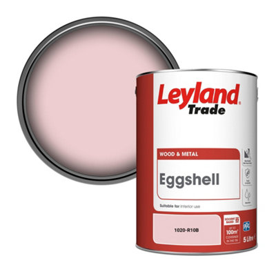 Leyland Trade Wood & Metal Eggshell Paint (1020-R10B) 5L