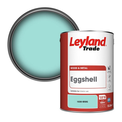 Leyland Trade Wood & Metal Eggshell Paint (1030-B50G) 5L