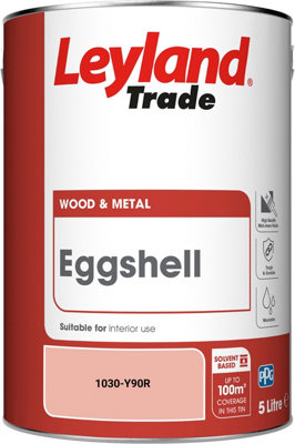 Leyland Trade Wood & Metal Eggshell Paint (1030-Y90R) 5L