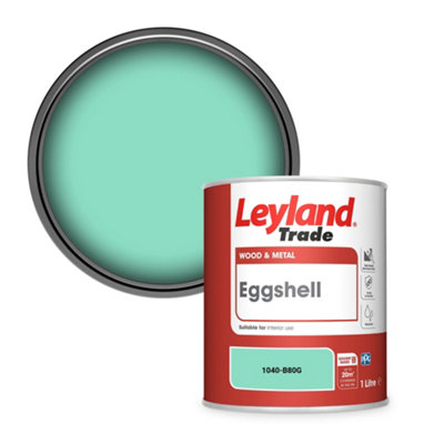 Leyland Trade Wood & Metal Eggshell Paint (1040-B80G) 1L