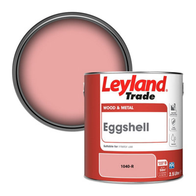 Leyland Trade Wood & Metal Eggshell Paint (1040-R) 2.5L