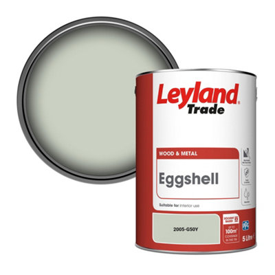 Leyland Trade Wood & Metal Eggshell Paint (2005-G50Y) 5L