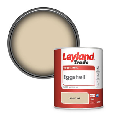 Leyland Trade Wood & Metal Eggshell Paint (2010-Y30R) 1L