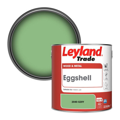 Leyland Trade Wood & Metal Eggshell Paint (2040-G20Y) 2.5L