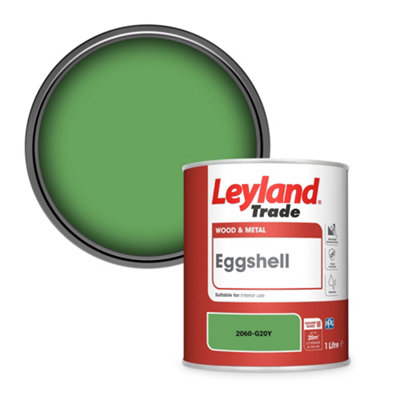 Leyland Trade Wood & Metal Eggshell Paint (2060-G20Y) 1L